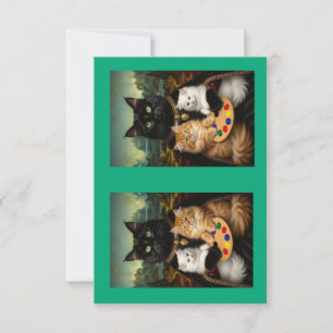 Mona Lisa Friends Bedankkaart