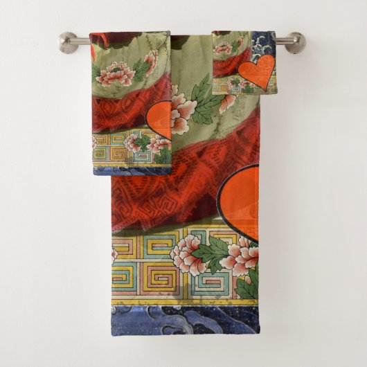 Mona Lisa Fun Zodiac Whimsical Bad Handdoek (Insitu)