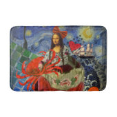 Mona Lisa Fun Zodiac Whimsical Badmat (Voorkant)