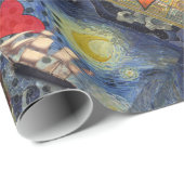 Mona Lisa Fun Zodiac Whimsical Cadeaupapier (Rol Hoek)