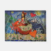 Mona Lisa Fun Zodiac Whimsical Deurmat (Voorkant)