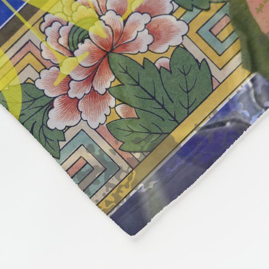 Mona Lisa Fun Zodiac Whimsical Fleece Deken (Hoek)