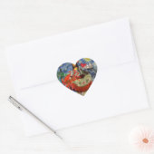 Mona Lisa Fun Zodiac Whimsical Hart Sticker (Envelop)