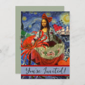 Mona Lisa Fun Zodiac Whimsical Kaart (Voorkant / Achterkant)