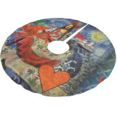 Mona Lisa Fun Zodiac Whimsical Kerstboom Rok (Gekanteld)