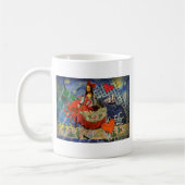 Mona Lisa Fun Zodiac Whimsical Koffiemok (Links)