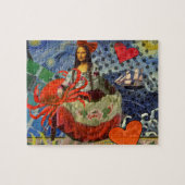 Mona Lisa Fun Zodiac Whimsical Legpuzzel (Horizontaal)