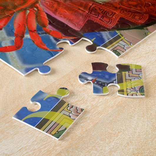 Mona Lisa Fun Zodiac Whimsical Legpuzzel (Zijkant)