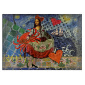 Mona Lisa Fun Zodiac Whimsical Snijplank (Voorkant)