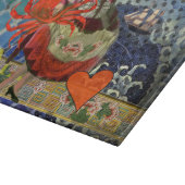 Mona Lisa Fun Zodiac Whimsical Snijplank (Hoek)