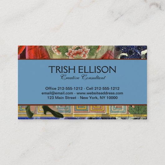 Mona Lisa Fun Zodiac Whimsical Visitekaartje (Achterkant)