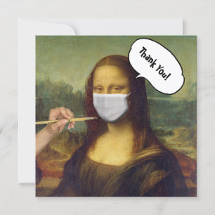 Mona Lisa gemaskeerd Kaart