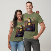 Mona Lisa gemaskerd spelen Het Veilig Unisex T-shirt (Unisex)