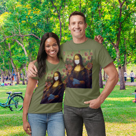 Mona Lisa gemaskerd spelen Het Veilig Unisex T-shirt