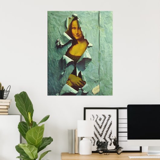 mona lisa gestolen poster uit 14.95 (Thuiskantoor)