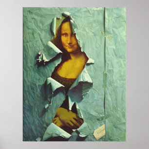 mona lisa gestolen poster uit 14.95