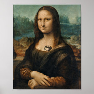 Mona Lisa, geüpdatet Poster