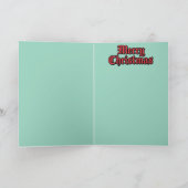 Mona Lisa Glas in lood Kerst Kaart (Binnen)