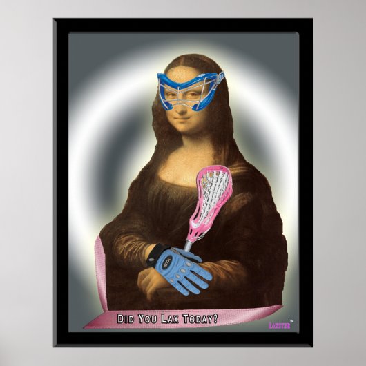 Mona Lisa Goes Laxs-tastic! Poster (Voorkant)