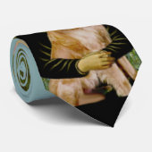 Mona Lisa - Golden Retriever Stropdas (Opgerold)