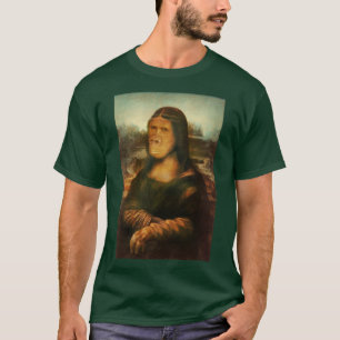 Mona Lisa Gorilla Aap T-shirt