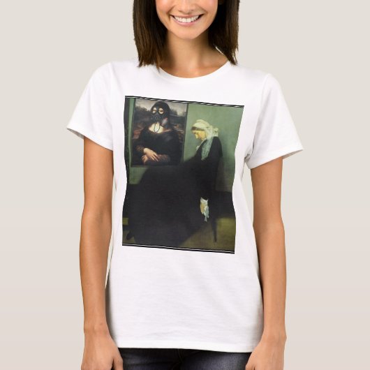 Mona Lisa got Gassed T-shirt (Voorkant)