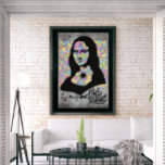 Mona Lisa Graffiti Street Art Pop Cultuur Poster<br><div class="desc">Dit kunstwerk toont een nieuwe versie van de beroemde Mona Lisa van Leonardo Da Vinci. Het gebruik van graffiti en street art stijl was om een stijlvol en trendy aspect aan de kunst te geven. De Multi Color patroon achtergrond gaf een mooi contrast met het zwart van de overgebleven muurkunst....</div>