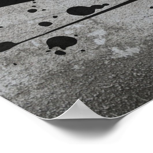 Mona Lisa Graffiti Street Art Pop Cultuur Poster (Hoek)