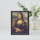 Mona Lisa Grappig Gezicht Briefkaart (Staand voorkant)