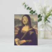 Mona Lisa Grappig Gezicht Briefkaart (Staand voorkant)