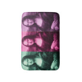 Mona Lisa Green Pink Paars Badmat (Voorkant Verticaal)