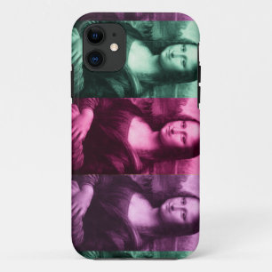 Mona Lisa Green Pink Paars Case-Mate iPhone Case