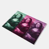 Mona Lisa Green Pink Paars Deurmat (Schuin)