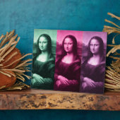 Mona Lisa Green Pink Paars Fotoplaat (Zijkant)
