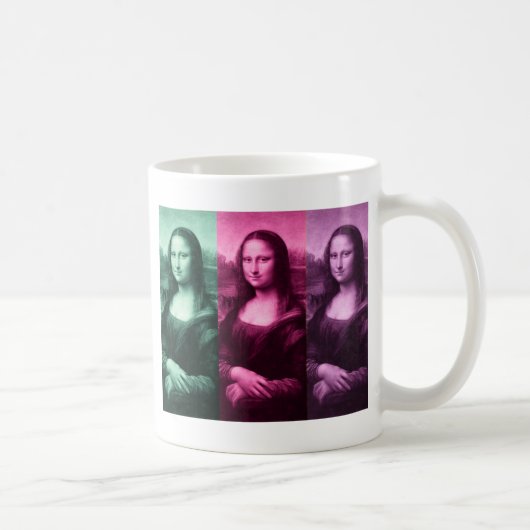 Mona Lisa Green Pink Paars Koffiemok (Rechts)
