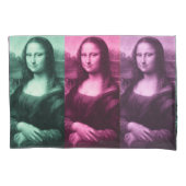 Mona Lisa Green Pink Paars Kussensloop (Voorkant)