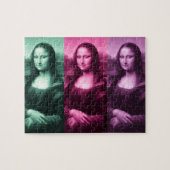 Mona Lisa Green Pink Paars Legpuzzel (Horizontaal)