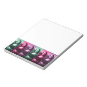 Mona Lisa Green Pink Paars Notitieblok (Linkerzijde)