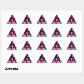 Mona Lisa Green Pink Paars Sticker (Vel)