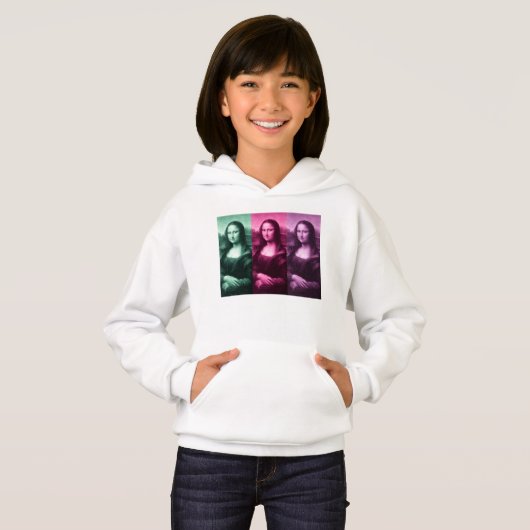 Mona Lisa Green Pink Paars Sweatshirt (Voorkant volledig)
