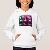 Mona Lisa Green Pink Paars Sweatshirt (Voorkant)