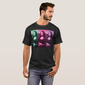 Mona Lisa Green Pink Paars T-shirt (Voorkant volledig)