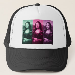 Mona Lisa Green Pink Paars Trucker Pet