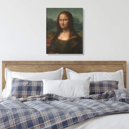 Mona Lisa Gum Schilderij Canvas Poster Wall Art Pr (Insitu (Slaapkamer))