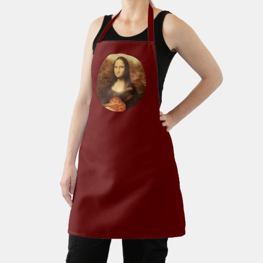 Mona Lisa Hart Valentijnsdag Kus Schort (Insitu)