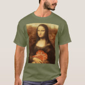 Mona Lisa Heart Valentine's Day Kiss T-shirt (Voorkant)