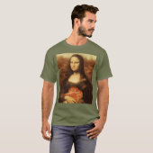 Mona Lisa Heart Valentine's Day Kiss T-shirt (Voorkant volledig)