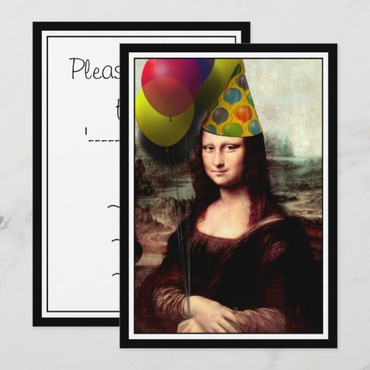 Mona Lisa - Het meisje van de geboorte Kaart (Voorkant / Achterkant)