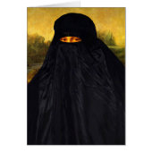 Mona Lisa Hidden Behind Burqa (Voorkant)