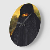 Mona Lisa Hidden Behind Burqa Grote Klok (Hoek)